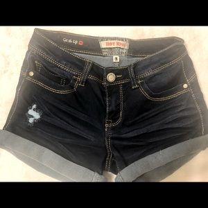 Juniors jean shorts